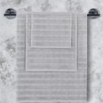 Полотенце для ванной Karna VENTE хлопковая махра серый 70х140, фото, фотография