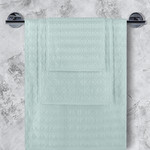 Полотенце для ванной Karna VENTE хлопковая махра зеленый 40х60, фото, фотография