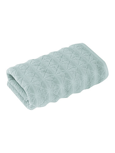 Полотенце для ванной Karna VENTE хлопковая махра зеленый 40х60, фото, фотография