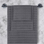 Полотенце для ванной Karna VENTE хлопковая махра темно-серый 70х140, фото, фотография