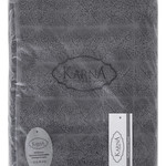 Полотенце для ванной Karna VENTE хлопковая махра темно-серый 70х140, фото, фотография