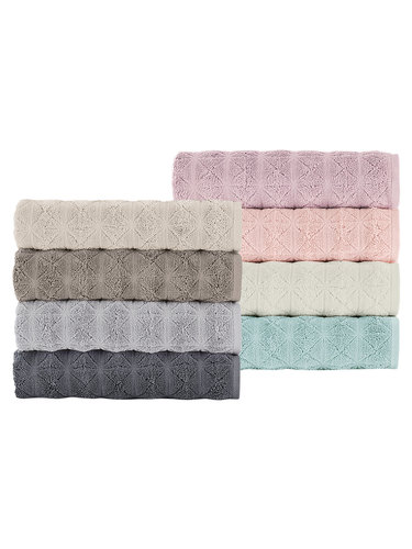 Полотенце для ванной Karna VENTE хлопковая махра темно-серый 70х140, фото, фотография