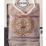 Полотенце для ванной в подарочной упаковке Efor хлопковая махра герб v2 капучино 50х90, фото, фотография