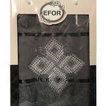 Полотенце для ванной в подарочной упаковке Efor хлопковая махра герб v4 темно-серый 50х90, фото, фотография