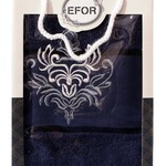 Полотенце для ванной в подарочной упаковке Efor хлопковая махра герб v7 тёмно-синий 50х90, фото, фотография