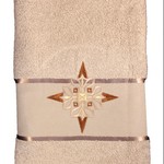 Полотенце для ванной в подарочной упаковке Efor хлопковая махра герб v8 тава 50х90, фото, фотография