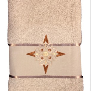 Полотенце для ванной в подарочной упаковке Efor хлопковая махра герб v8 тава 50х90