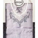 Полотенце для ванной в подарочной упаковке Efor хлопковая махра герб v7 светло-серый 50х90, фото, фотография