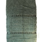 Полотенце для ванной Efor GEOMETRI хлопковая махра зеленый 50х90, фото, фотография