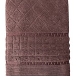 Полотенце для ванной Efor GEOMETRI хлопковая махра хаки 70х140, фото, фотография