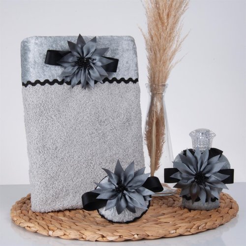 Подарочный набор с полотенцем Nazik Home ROMA, фото, фотография