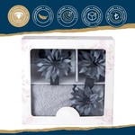 Подарочный набор с полотенцем Nazik Home ROMA, фото, фотография