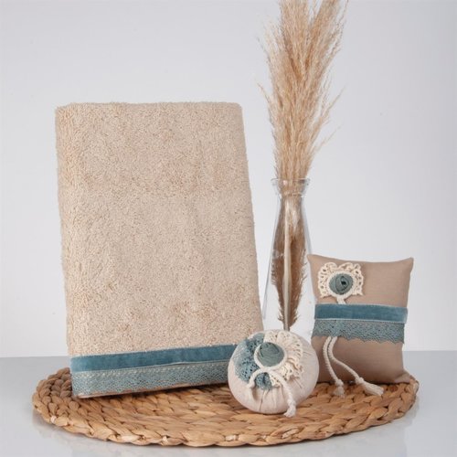 Подарочный набор с полотенцем Nazik Home ARYA, фото, фотография