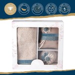 Подарочный набор с полотенцем Nazik Home ARYA, фото, фотография