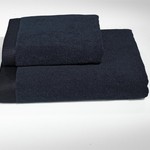 Подарочный набор с халатом Soft Cotton LORD хлопковая махра тёмно-синий M, фото, фотография