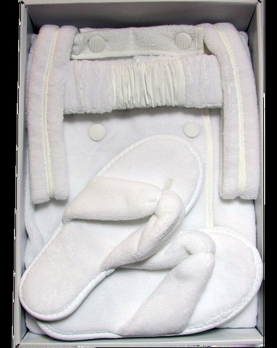 Набор для сауны женский Maison Dor SAUNA SKIRT махра кремовый S, фото, фотография