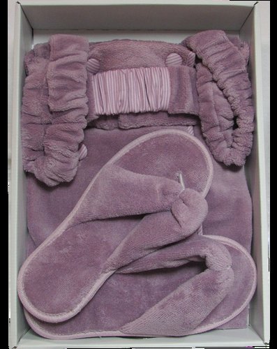 Набор для сауны женский Maison Dor SAUNA SKIRT махра фиолетовый S, фото, фотография