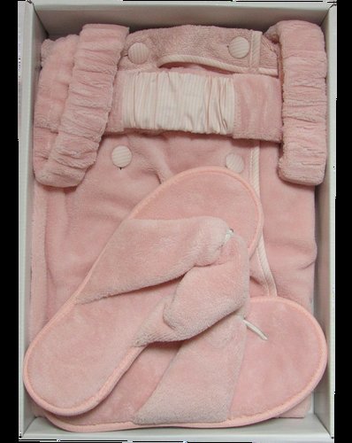Набор для сауны женский Maison Dor SAUNA SKIRT махра грязно-розовый S, фото, фотография