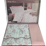 Постельное белье Maison Dor LADY ROSES хлопковый сатин грязно-розовый 1,5 спальный, фото, фотография