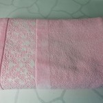 Набор полотенец для ванной 4 шт. Ozdilek ELENOR хлопковая махра розовый 100х150, фото, фотография