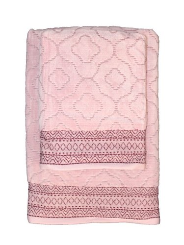 Набор полотенец для ванной 6 шт. Ozdilek STELLA хлопковая махра розовый 70х140, фото, фотография