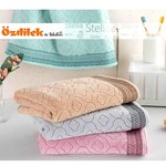 Набор полотенец для ванной 6 шт. Ozdilek STELLA хлопковая махра розовый 70х140, фото, фотография