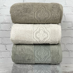 Набор полотенец для ванной 4 шт. Pupilla VITRA хлопковая махра 50х90, фото, фотография