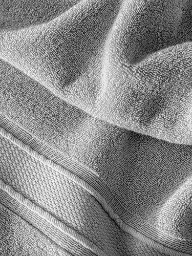 Полотенце для ванной Karna VIANA ZERO TWIST микрокоттон хлопок серый 70х140, фото, фотография