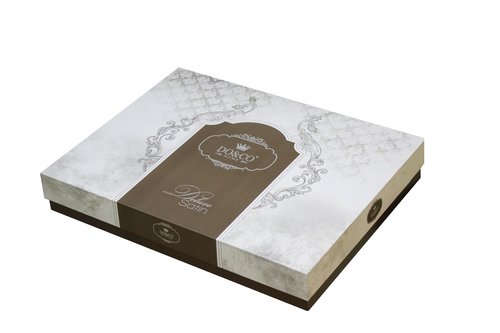 Постельное белье DO&CO NEW TREND хлопковый сатин-жаккард делюкс серый евро, фото, фотография