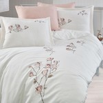 Постельное белье DO&CO KLEVER хлопковый сатин бежевый евро, фото, фотография