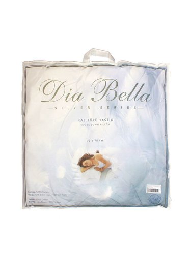 Подушка Dia Bella SILVER гусиный пух, гусиное перо 70х70, фото, фотография