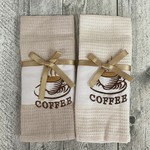 Набор полотенец для кухни 50х70(12) Efor КОФЕ хлопковая вафля, фото, фотография