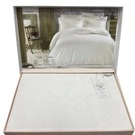 Постельное белье Maison Dor MIRABELLE хлопковый сатин-жаккард кремовый 1,5 спальный, фото, фотография