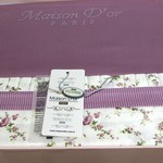 Постельное белье Maison Dor ROSES хлопковый сатин фиолетовый семейный, фото, фотография