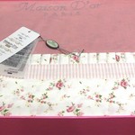 Постельное белье Maison Dor ROSES хлопковый сатин грязно-розовый евро, фото, фотография