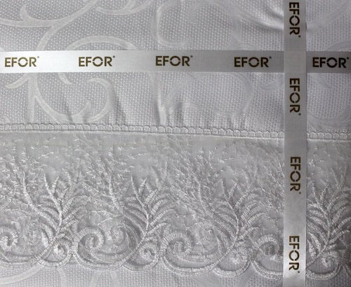Скатерть прямоугольная Efor MELISA жаккард белый 160х220, фото, фотография