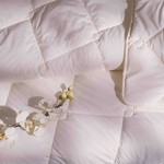 Одеяло TAC NATUREL микроволокно/хлопок кремовый 155х215, фото, фотография