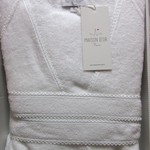 Халат женский Maison Dor LISA бамбуко-хлопковая махра белый L, фото, фотография