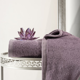 Полотенце для ванной Karna AKRA махра модал/хлопок фиолетовый 50х90