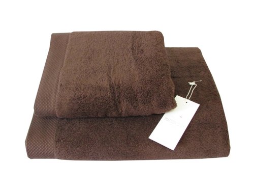 Полотенце для ванной Maison Dor ARTEMIS хлопковая махра коричневый 50х100, фото, фотография