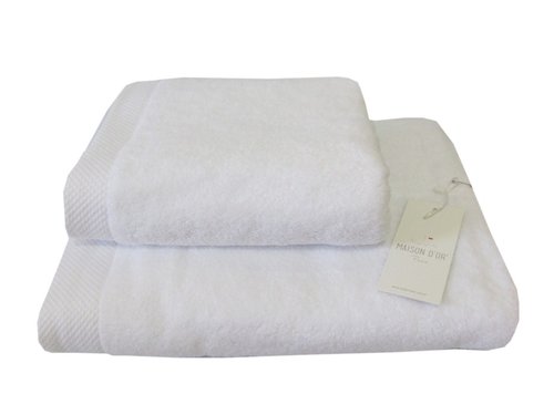 Полотенце для ванной Maison Dor ARTEMIS хлопковая махра белый 85х150, фото, фотография