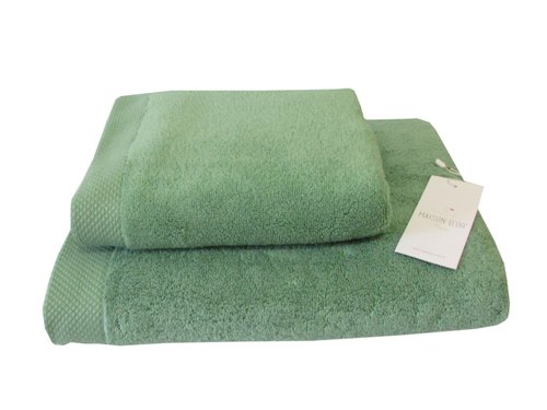 Полотенце для ванной Maison Dor ARTEMIS хлопковая махра зеленый 85х150, фото, фотография