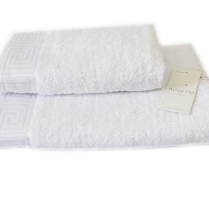 Полотенце для ванной Maison Dor AUSTIN хлопковая/бамбуковая махра белый 50х100