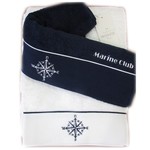 Полотенце для ванной Maison Dor MARINE CLUB хлопковая махра синий 85х150, фото, фотография