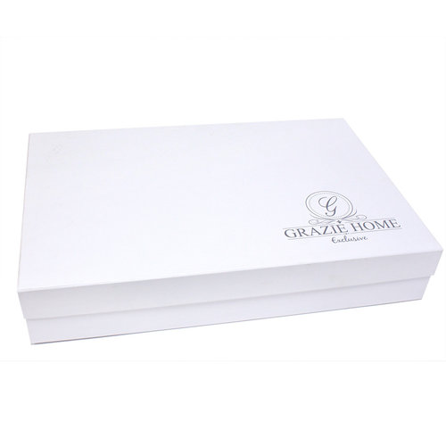 Постельное белье Grazie Home ESTE хлопковый сатин делюкс серый евро, фото, фотография