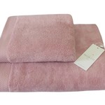 Полотенце для ванной Maison Dor ARTEMIS хлопковая махра грязно-розовый 85х150, фото, фотография