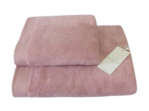 Полотенце для ванной Maison Dor ARTEMIS хлопковая махра грязно-розовый 50х100, фото, фотография