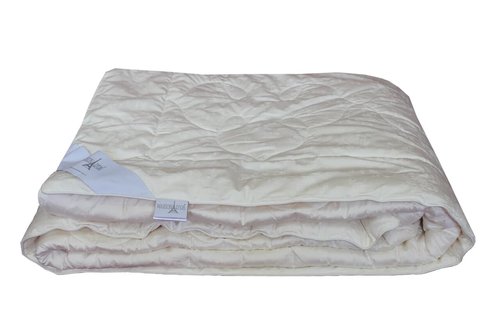 Одеяло Maison Dor MIRABELLA микроволокно/хлопок серебро 155х215, фото, фотография