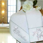 Подарочный набор полотенец-салфеток 30х50(2) Maison Dor BAMBU хлопковая/бамбуковая махра кремовый, фото, фотография