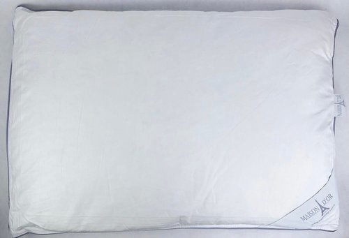Подушка Maison Dor PLUMES гусиный пух, гусиное перо серебро 70х70, фото, фотография